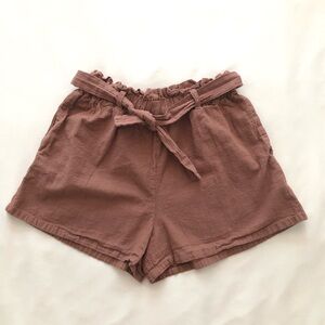 Kids Girl’s H&M High Waist Brown Shorts size 8